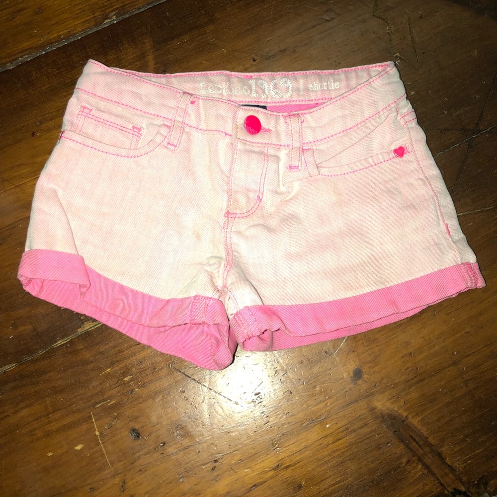 pink jean shorts for girls!!